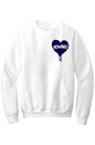 Howard Bleed Blue Fleece Crewneck with Kangaroo Pocket