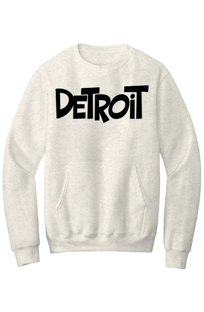Detroit Fleece Crewneck Pocket Sweatshirt