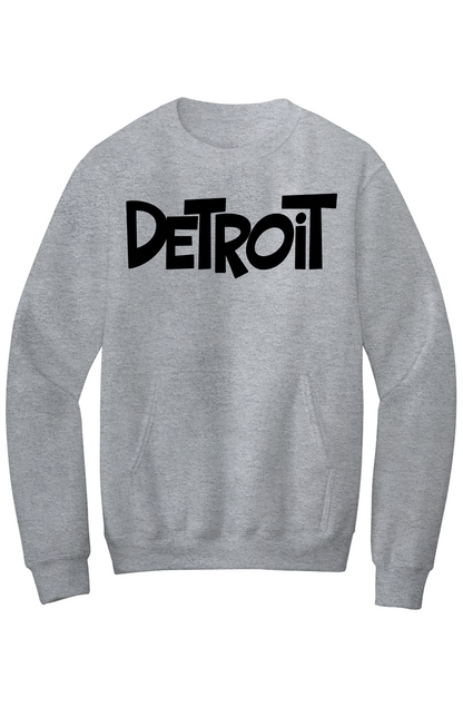 Detroit Fleece Crewneck Pocket Sweatshirt
