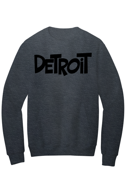 Detroit Fleece Crewneck Pocket Sweatshirt