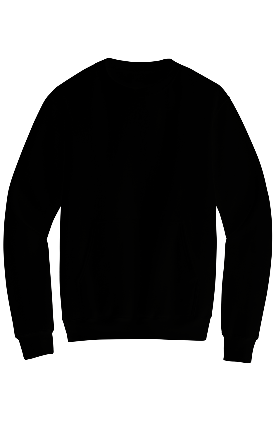 Detroit Fleece Crewneck Pocket Sweatshirt