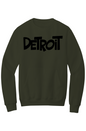Detroit Fleece Crewneck Pocket Sweatshirt