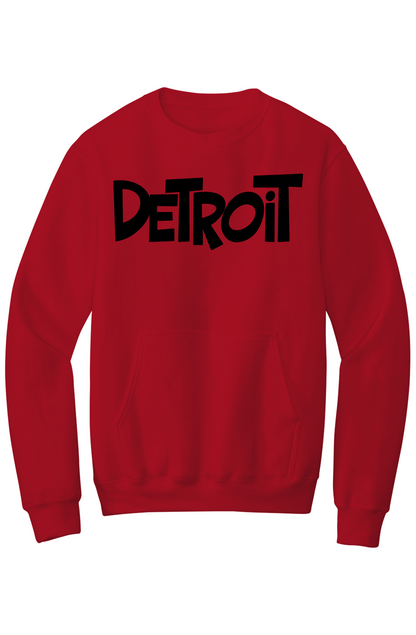 Detroit Fleece Crewneck Pocket Sweatshirt