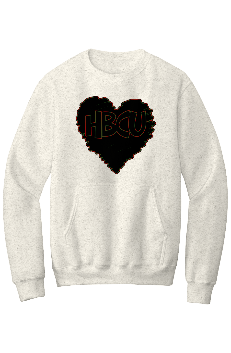 HBCU LOVE Fleece Crewneck with Kangaroo Pocket