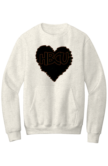 HBCU LOVE Fleece Crewneck with Kangaroo Pocket