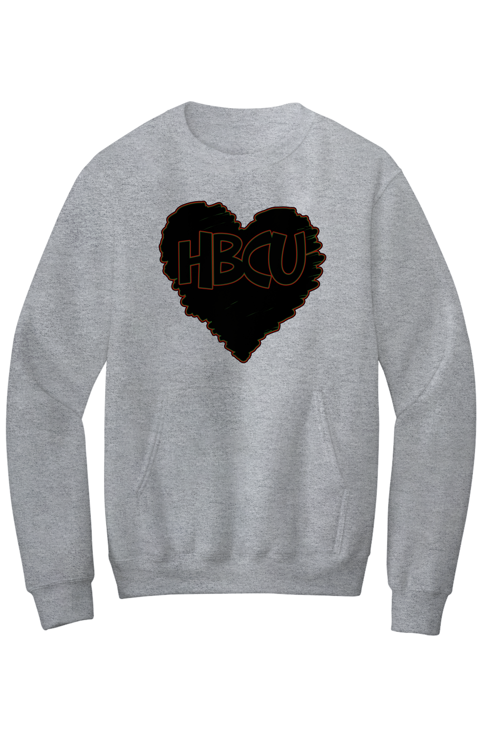 HBCU LOVE Fleece Crewneck with Kangaroo Pocket