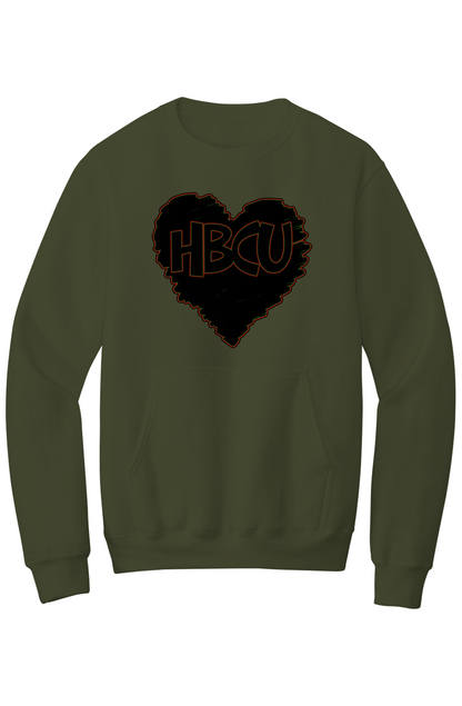 HBCU LOVE Fleece Crewneck with Kangaroo Pocket