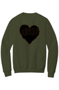 HBCU LOVE Fleece Crewneck with Kangaroo Pocket