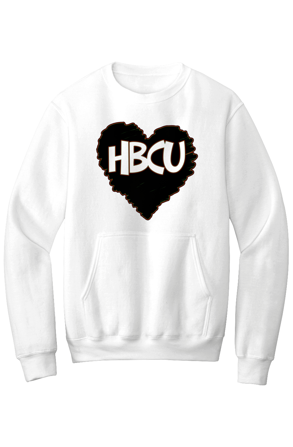 HBCU LOVE Fleece Crewneck with Kangaroo Pocket
