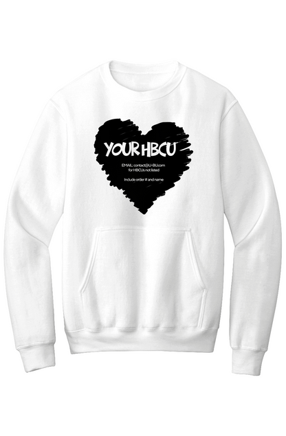 Name Your HBCU LOVE Fleece Crewneck with Kangaroo Pocket