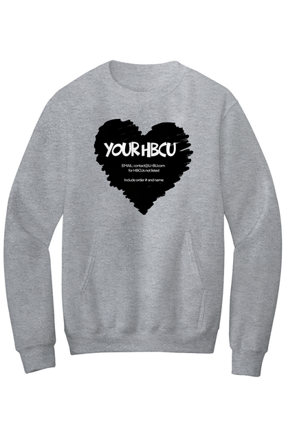 Name Your HBCU LOVE Fleece Crewneck with Kangaroo Pocket