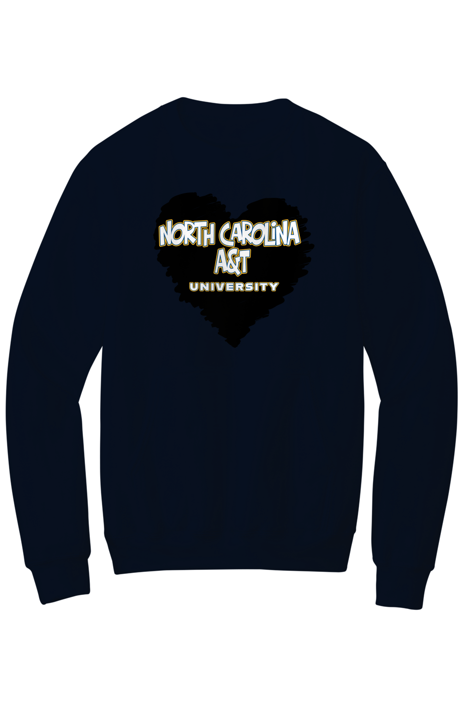 NCAT LOVE Fleece Crewneck with Kangaroo Pocket