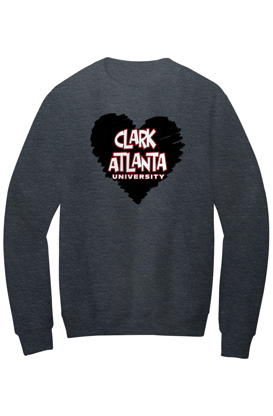 Clark Atlanta LOVE Fleece Crewneck with Kangaroo Pocket