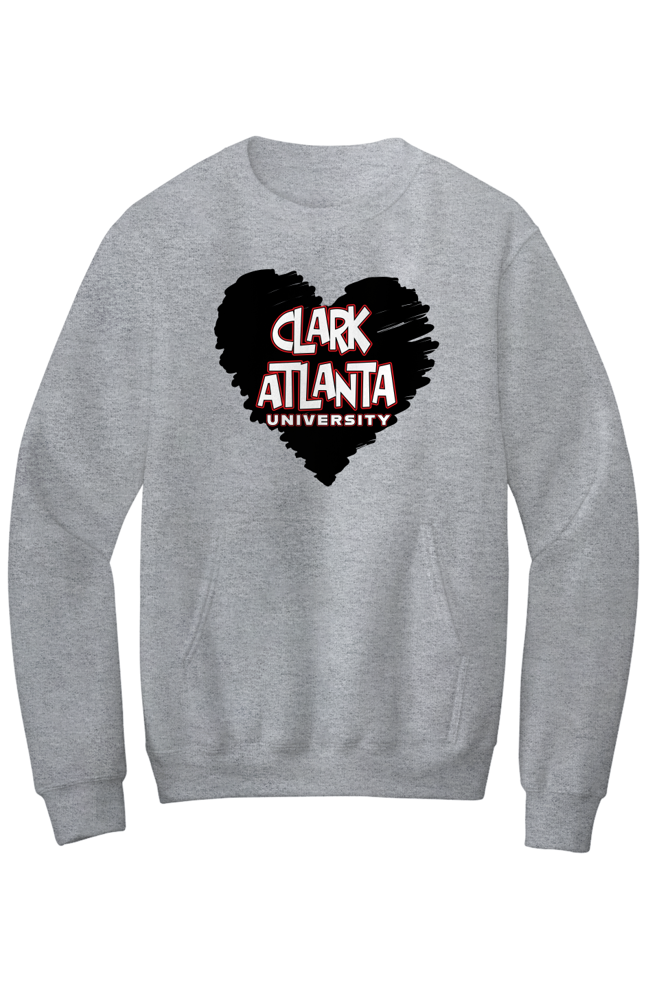 Clark Atlanta LOVE Fleece Crewneck with Kangaroo Pocket
