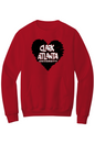 Clark Atlanta LOVE Fleece Crewneck with Kangaroo Pocket