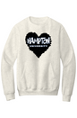 Hampton LOVE Fleece Crewneck with Kangaroo Pocket