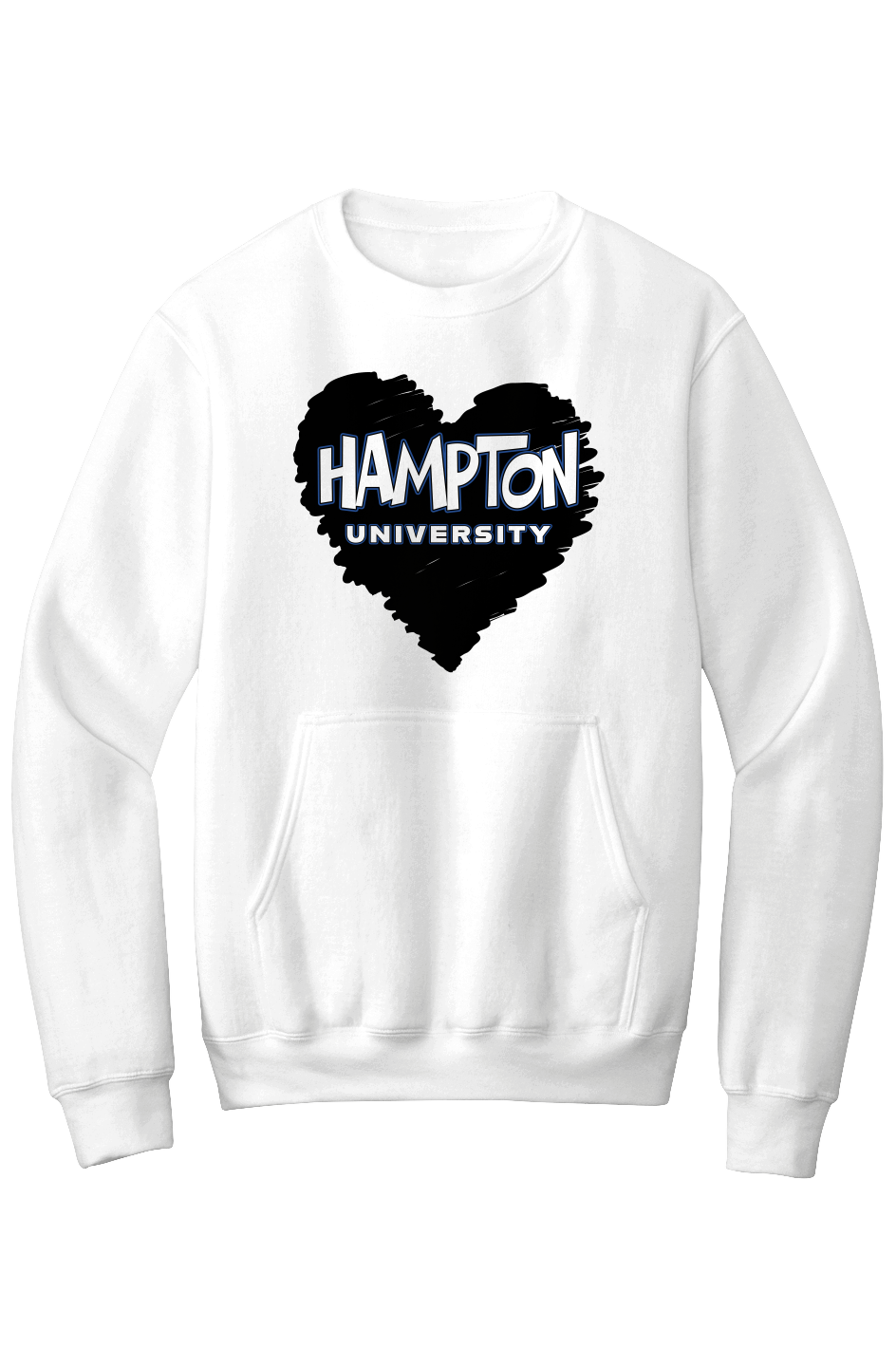 Hampton LOVE Fleece Crewneck with Kangaroo Pocket