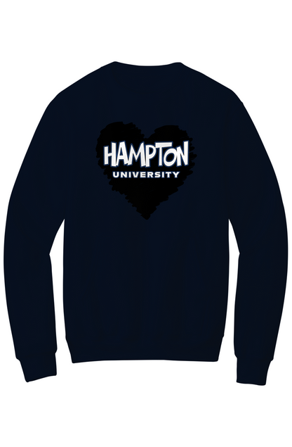 Hampton LOVE Fleece Crewneck with Kangaroo Pocket