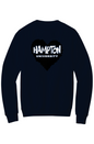 Hampton LOVE Fleece Crewneck with Kangaroo Pocket