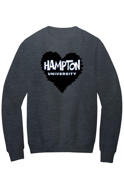 Hampton LOVE Core Fleece Crewneck with Kangaroo Po