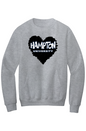 Hampton LOVE Fleece Crewneck with Kangaroo Pocket