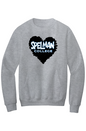 Spelman LOVE Fleece Crewneck with Kangaroo Pocket