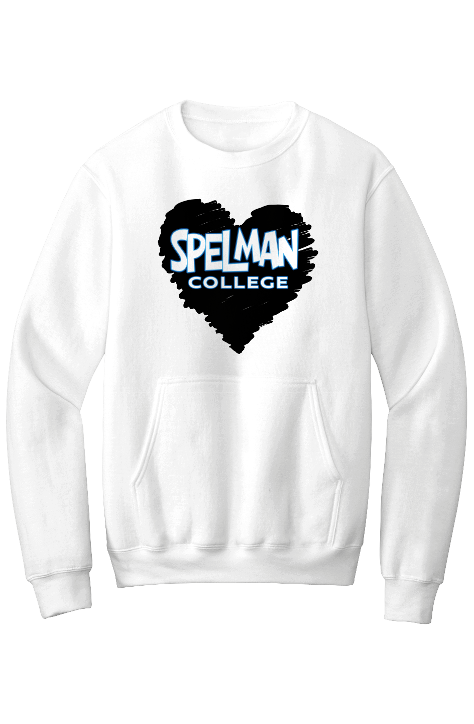 Spelman LOVE Fleece Crewneck with Kangaroo Pocket