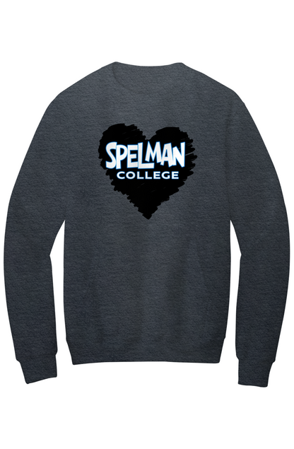 Spelman LOVE Fleece Crewneck with Kangaroo Pocket