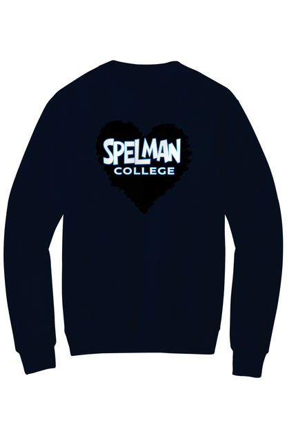 Spelman LOVE Fleece Crewneck with Kangaroo Pocket