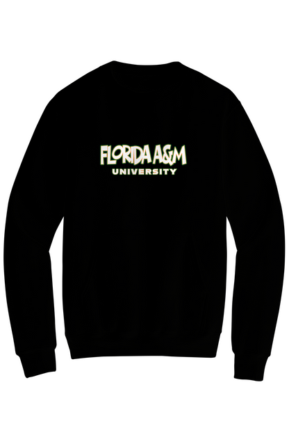 FAMU LOVE Fleece Crewneck with Kangaroo Pocket