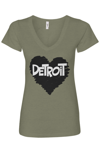 Detroit Love Women's V-Neck