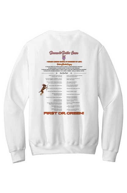 Team Dr. [ASHA] Green Crewneck Pocket Sweatshirt