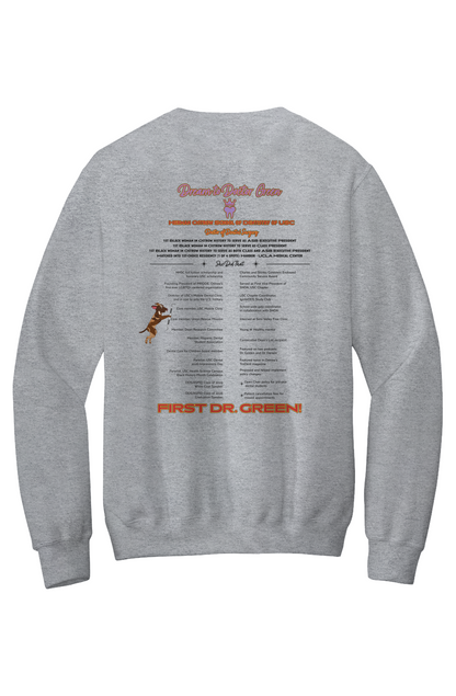 Team Dr. [ASHA] Green Crewneck Pocket Sweatshirt
