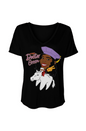 Team Dr. [ASHA] Green Slouchy V-Neck Tee