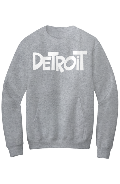 Detroit Core Fleece Crewneck Pocket Sweatshirt