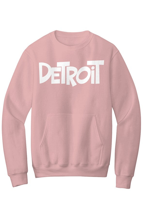 Detroit Core Fleece Crewneck Pocket Sweatshirt