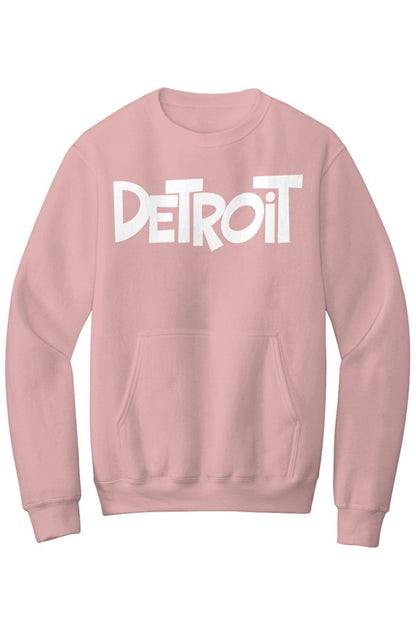 Detroit Core Fleece Crewneck Pocket Sweatshirt