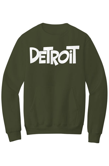 Detroit Core Fleece Crewneck Pocket Sweatshirt
