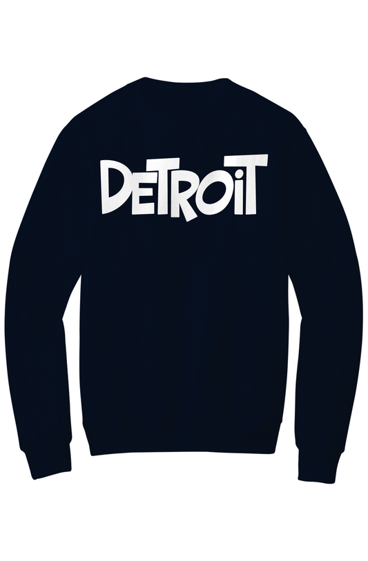 Detroit Core Fleece Crewneck Pocket Sweatshirt