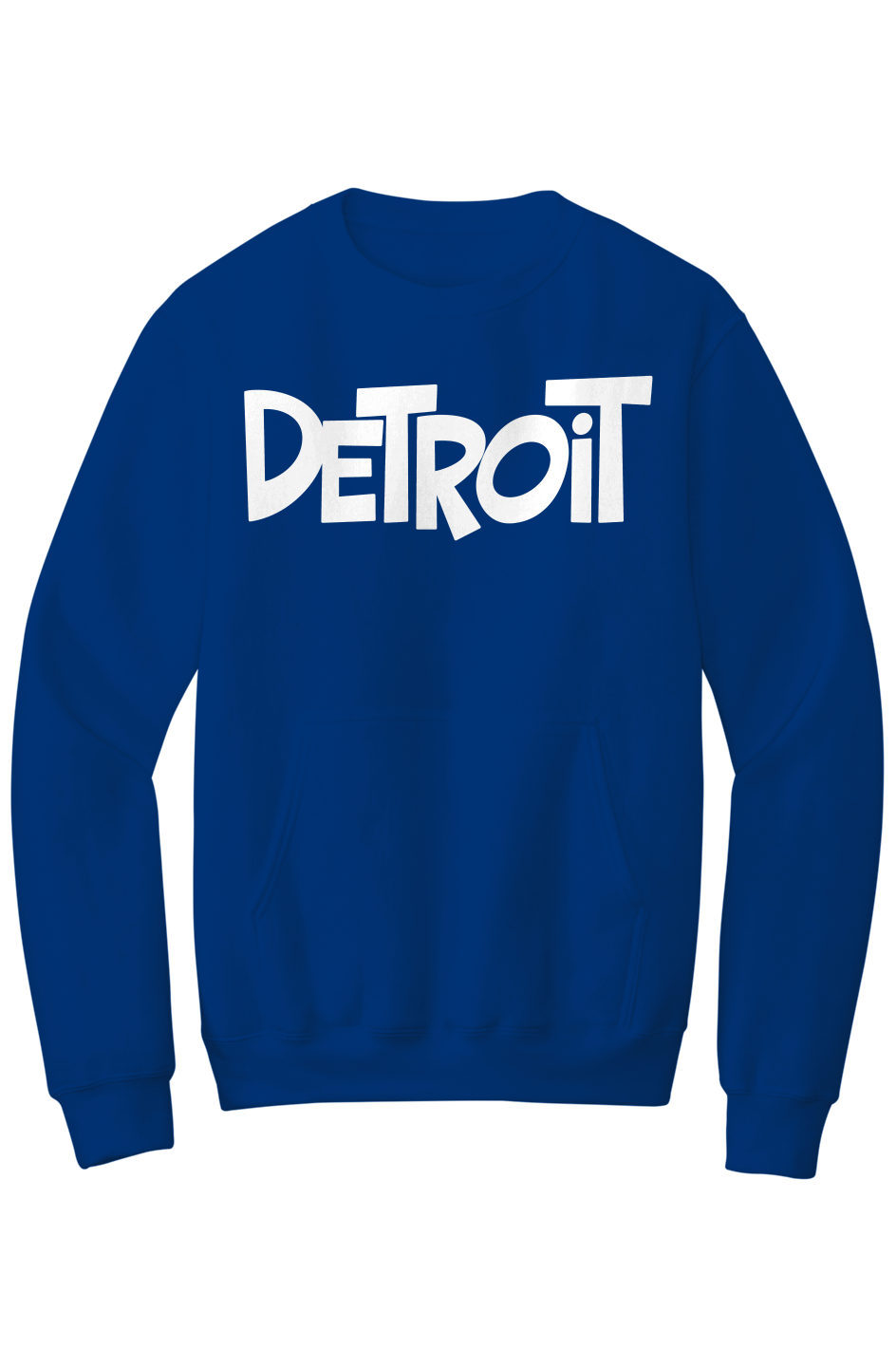 Detroit Core Fleece Crewneck Pocket Sweatshirt