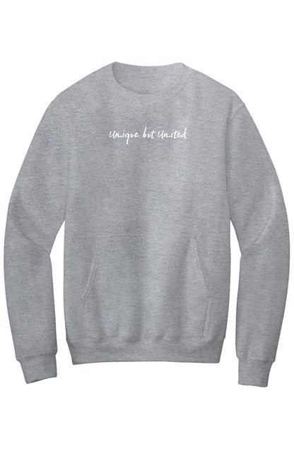 Unique But United Fleece Crewneck with Pocket Sweatshirt