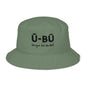 Ū-BÜ Bucket Hat - Black Embroidery