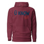 U know 1867 Unisex Embroidered Hoodie