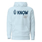 U know 1867 Unisex Embroidered Hoodie